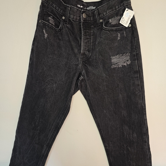 Old Navy Pants - Old Navy Slouchy Straight Highrise